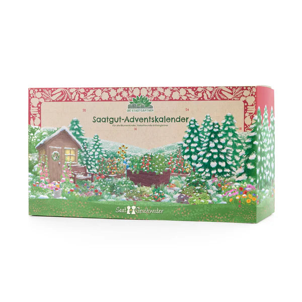 Saatgut Adventskalender 2025 kleine Hütte