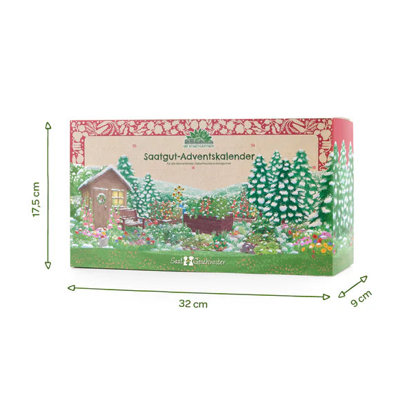 Saatgut Adventskalender 2025 kleine Hütte