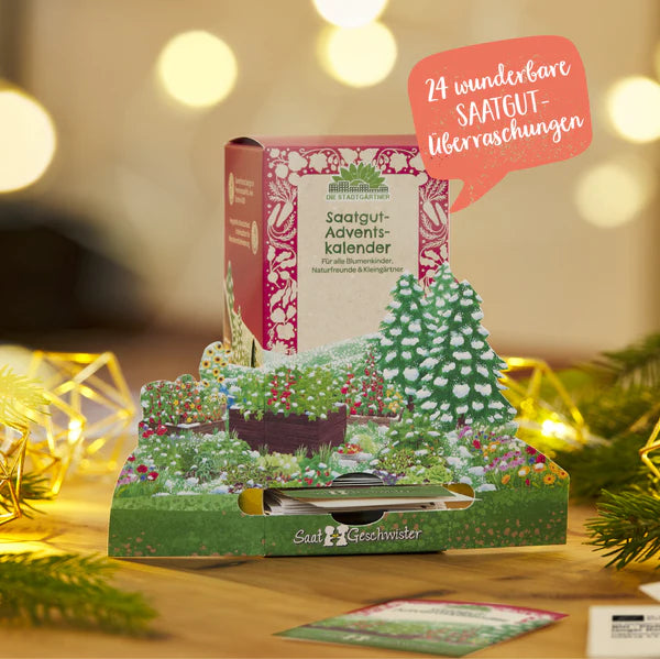 Saatgut Adventskalender 2025 Winterlandschaft