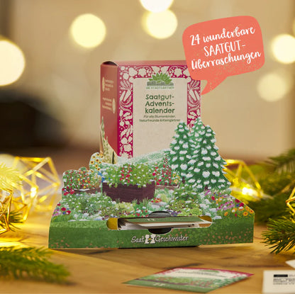 Saatgut Adventskalender 2025 Winterlandschaft