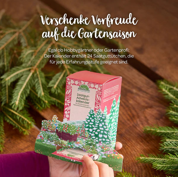 Saatgut Adventskalender 2025 Winterlandschaft